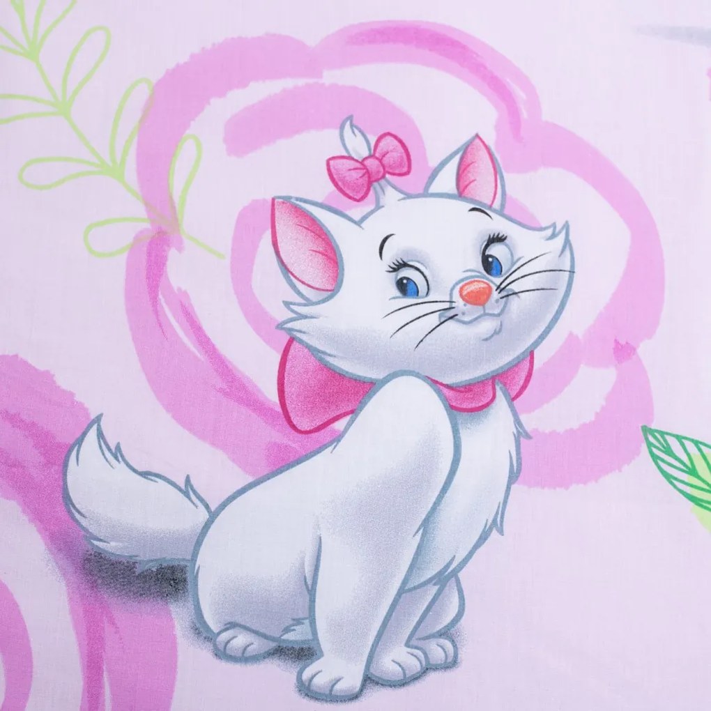 Disney Marie Rose set de lenjerie de pat 140×200cm, 70×90 cm