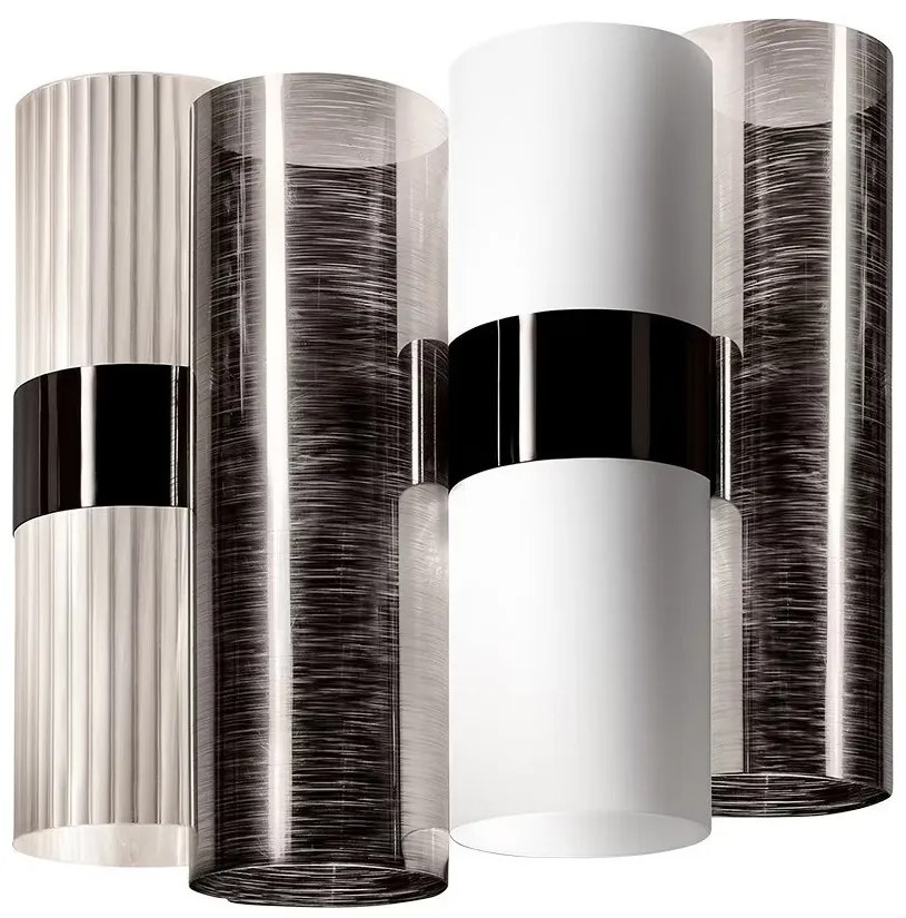Aplica moderna design Art Deco realizata manual LA LOLLO Pewter