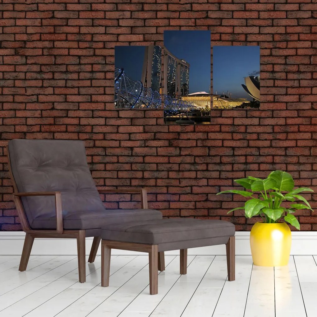 Tablou cu metropolă modernă (90x60 cm)