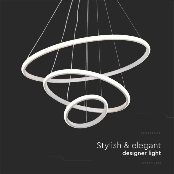 Lustră LED pe cablu LED/32W/230V 3000K alb