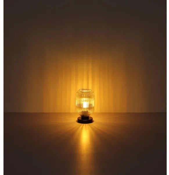 Lampă de masă Globo 15469TA NORMY 1xE27/40W/230V maro