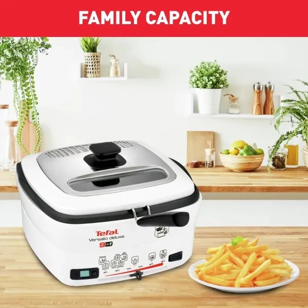 Friteuză multifuncțională 9 în 1 Tefal VERSALIO DE LUXE 1600W/230V 2 l alb
