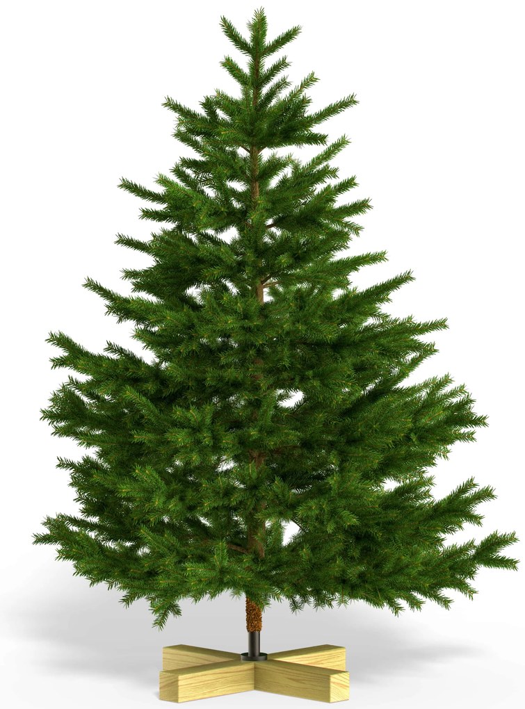 Deuba Pom de Crăciun artificial 150 cm + suport de lemn