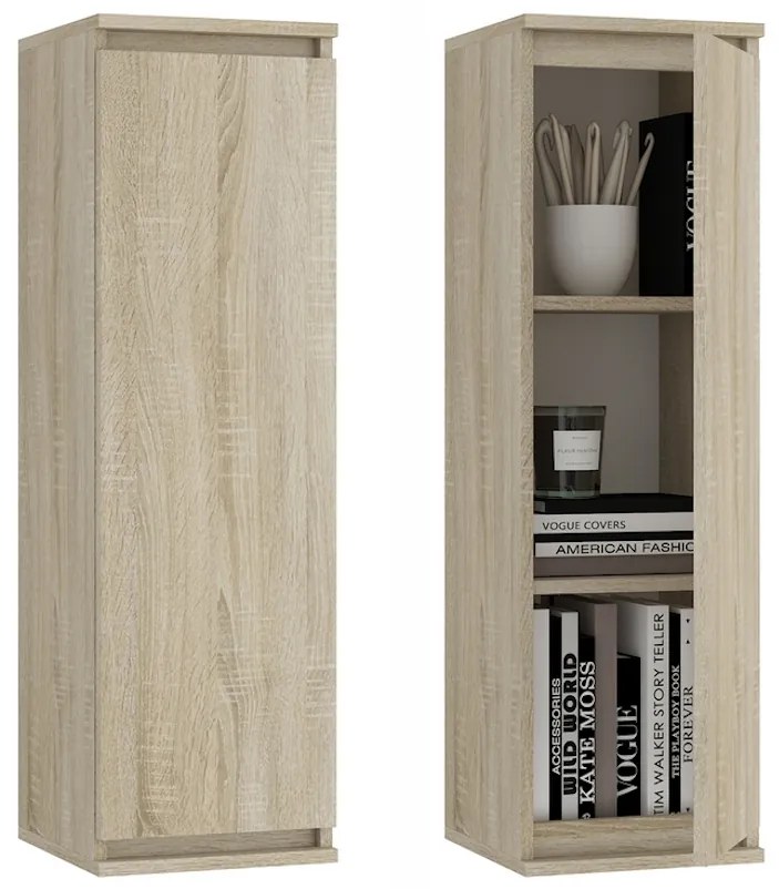 Supermobel Vitrină W-30, sonoma, 30x99x30
