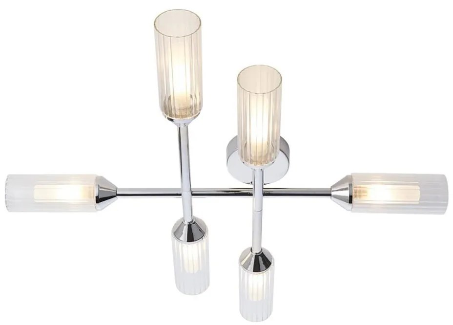 Lustră aplicată pentru baie Endon 95045 NATORI 6xG9/3W/230V IP44 crom lucios