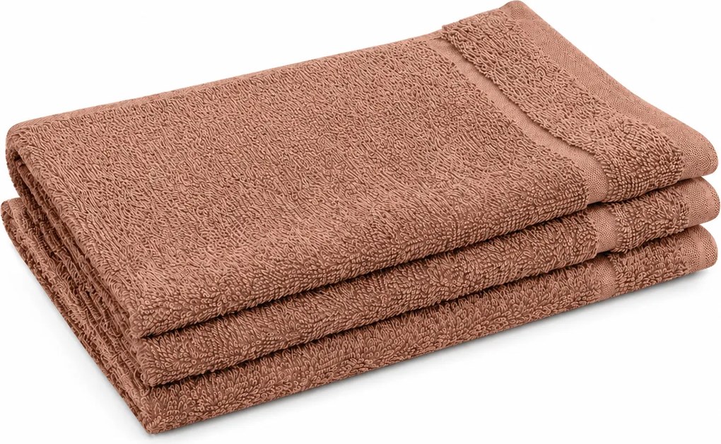 Prosop de maini Classic mic 30x50 cm maro, 100% bumbac