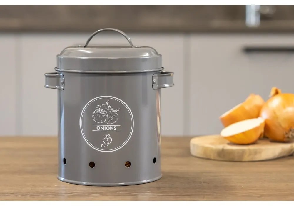 Recipient din oțel pentru ceapă și usturoi Secret Du Potager – Esschert Design