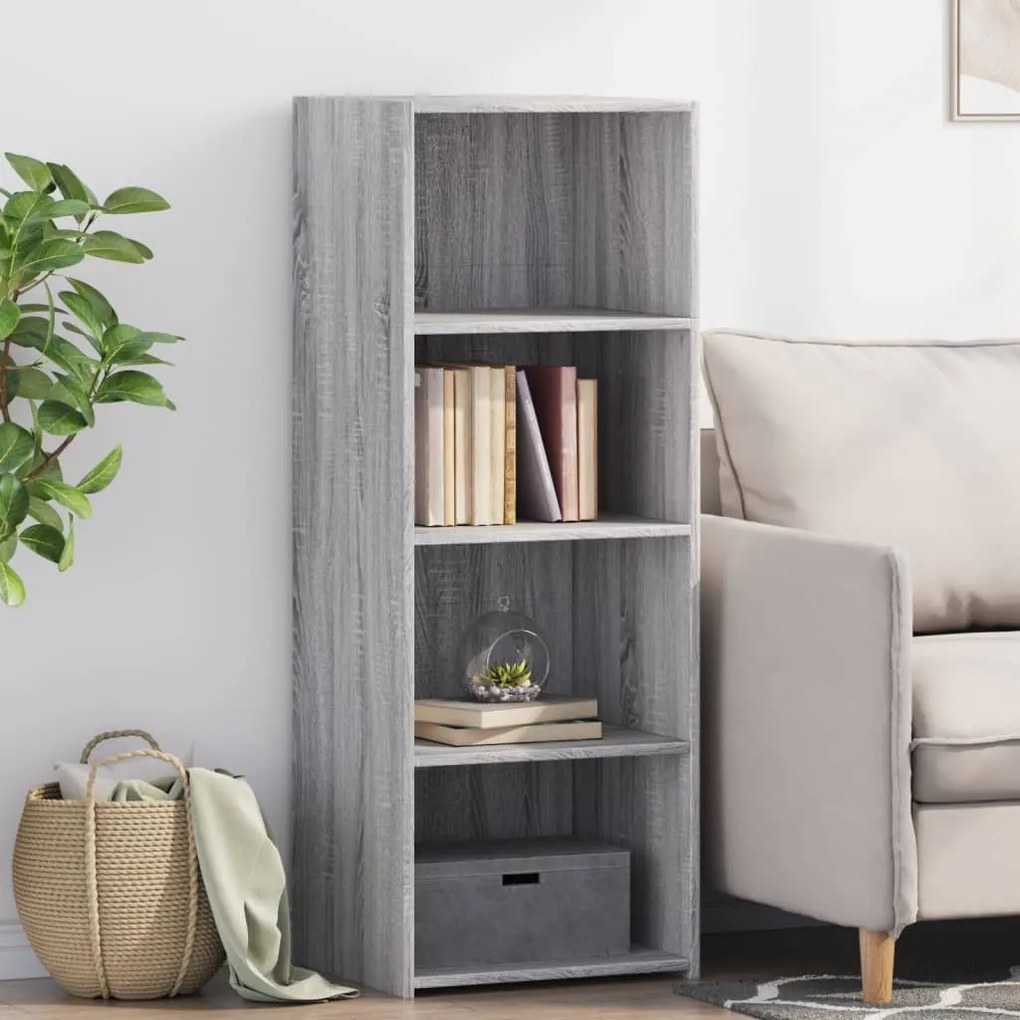 vidaXL Dulap înalt, gri sonoma, 45x41x124 cm, lemn prelucrat