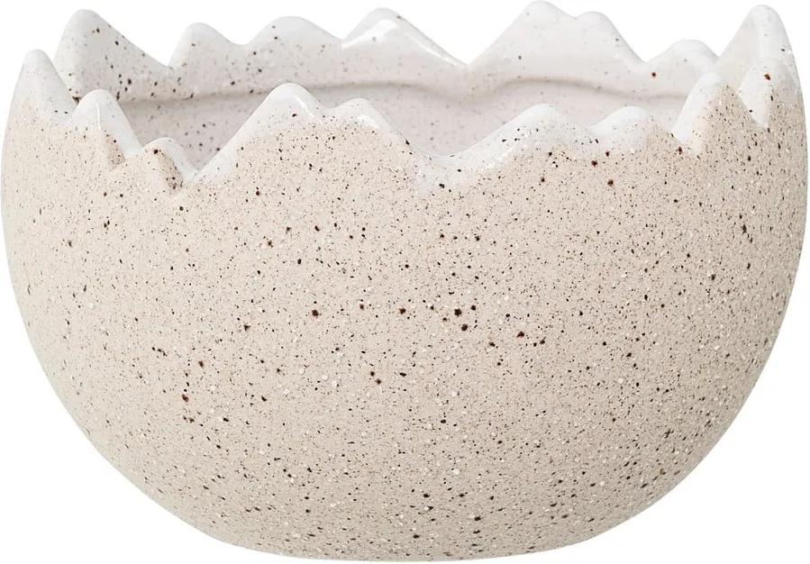 Ghiveci din ceramică Bloomingville Easter, ⌀ 13 cm, alb