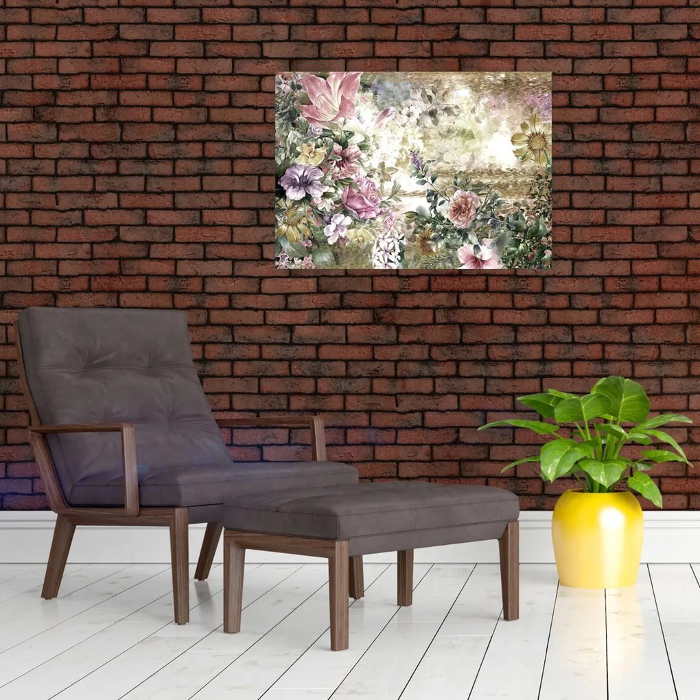 Tablou - Flori de design (70x50 cm)