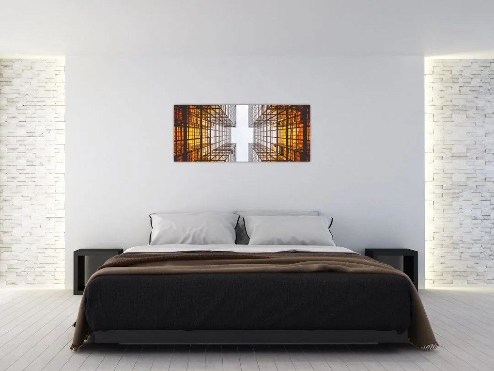 Tablou cu zgârie norii (120x50 cm)