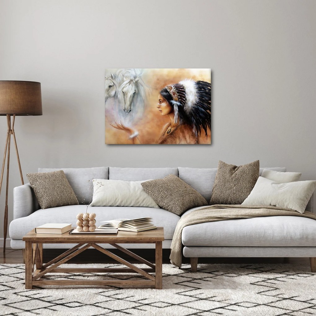 Tablou - Farmecele indienilor (70x50 cm)