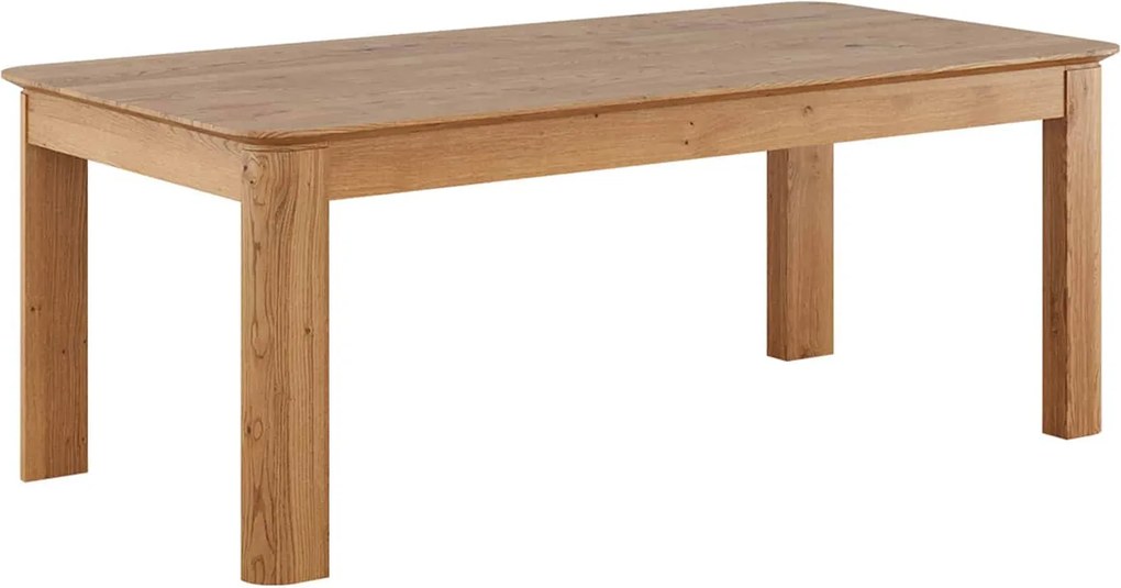 Masă stejar masiv Dining Dominic 180/200/, 220 × 100 × 78 cm