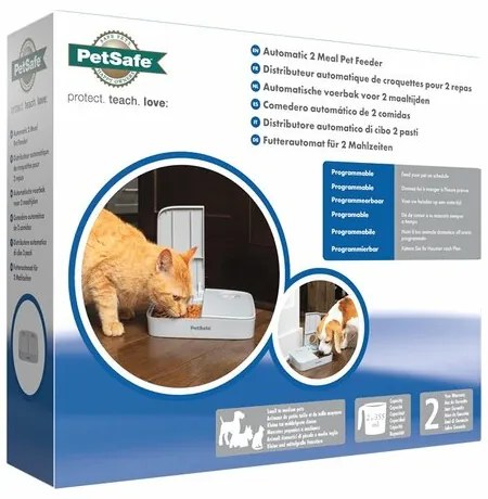 PetSafe® Hrănitoare automată cu 2 mese pentruanimale de companie