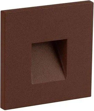 Spot aplicat perete exterior LED 3000K IP65 Pik corten