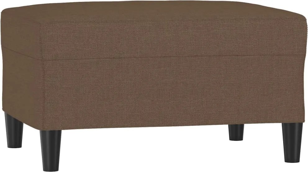 vidaXL Taburet, maro, 70x55x41 cm, material textil