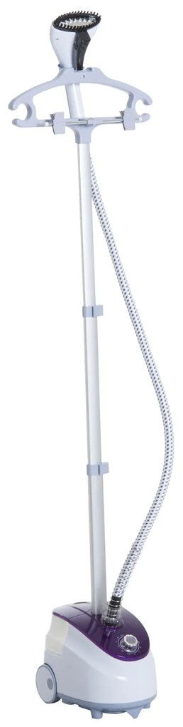 HomCom Fier de Calcat cu Vapor Vertical Profesional cu Rezervor 1.8L 1800W