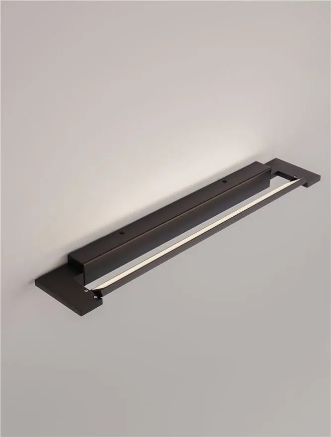 Aplica de perete LED baie IP44 LIVO neagra