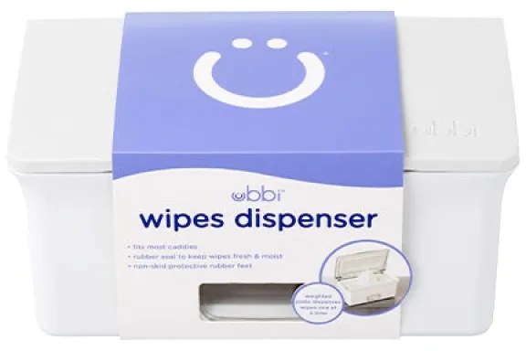 Dispenser servetele umede alb - Ubbi