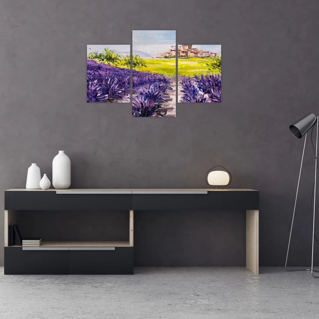 Tablou - Provence, Franța, pictură în ulei (90x60 cm)