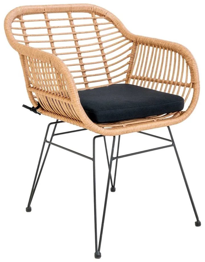 Set 2 scaune de grădină din ratan artificial House Nordic Trieste