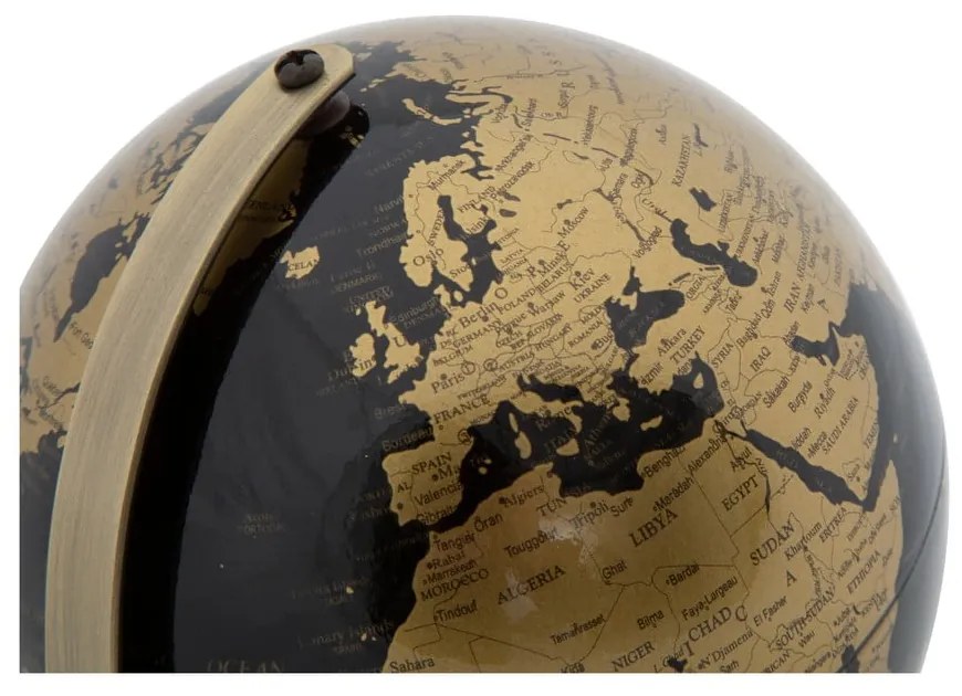 Decorațiune în formă de glob Mauro Ferretti Globe Bronze, ø 13 cm