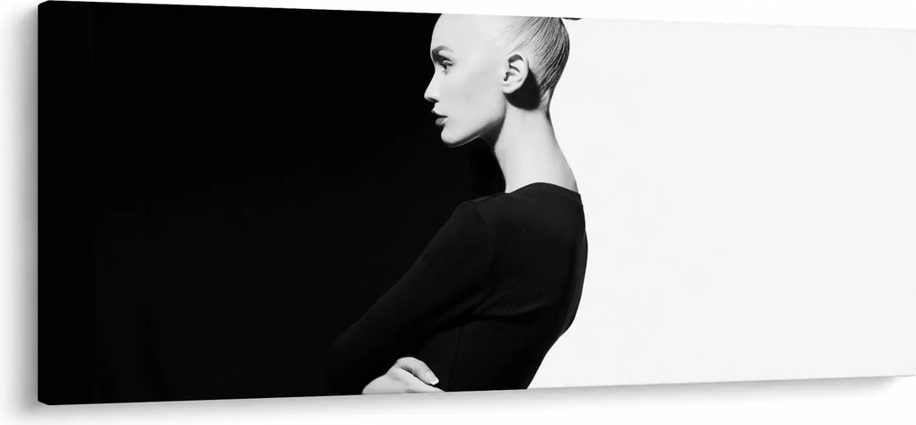 Tablou - O femeie à la yin și yang (120x50 cm)