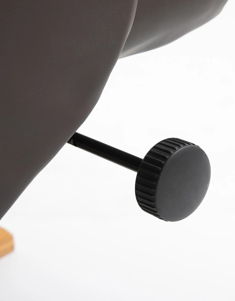 HOMCOM Fotoliu de masaj cu taburet, rotativ la 360°, fotoliu de relaxare electric cu funcții de culcare și spațiu de depozitare, fotoliu TV cu buzunar lateral și telecomandă pentru sufragerie, piele artificială, maro | Aosom Romania