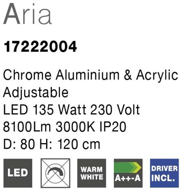 Lustra LED design modern Aria