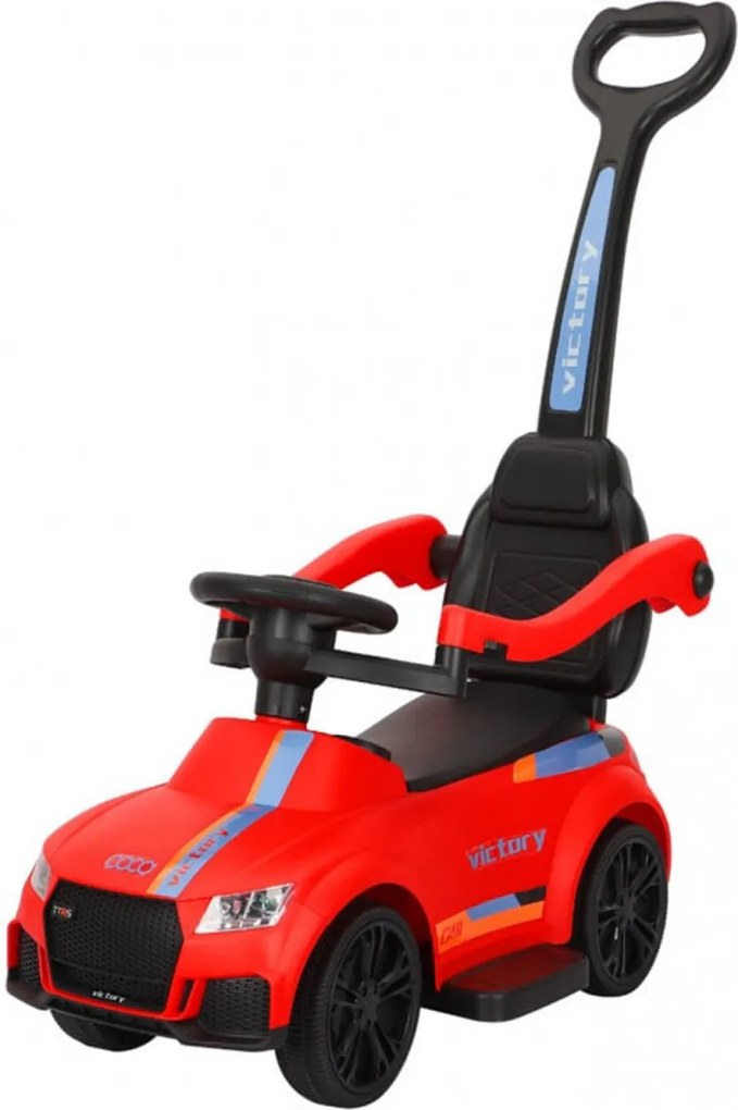 Masinuta copii si bebe NOVOKIDS™ Victory Car, Cu melodii si lumini, Maner de impins pentru parinti detasabil, Functie trotineta fara pedale, Pentru