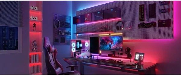 Bandă LED RGBWWIC dimabilă Govee Strip Light 2 Pro 5m Wi-Fi Matter