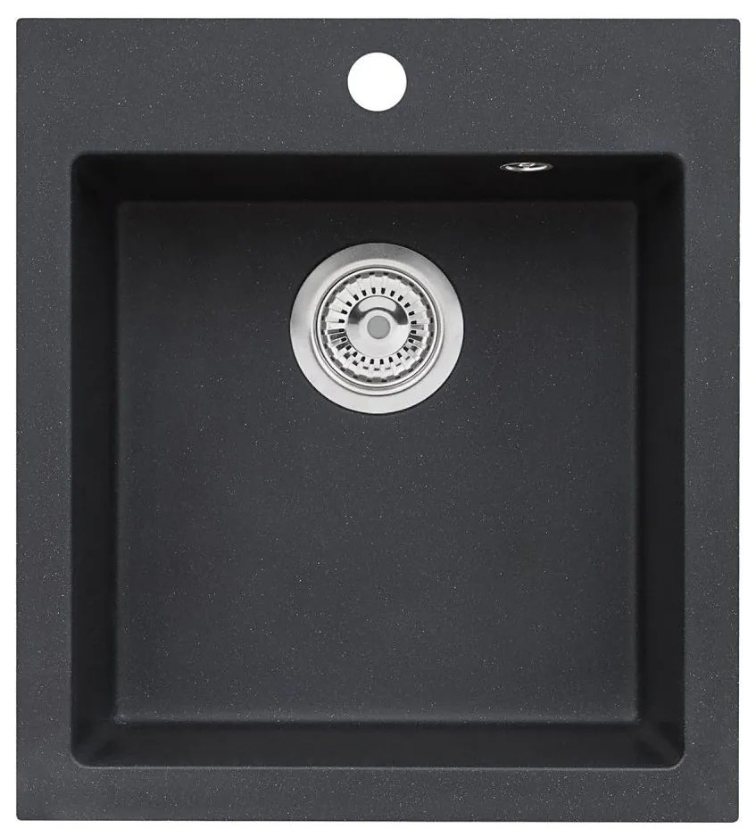 Chiuvetă de bucătărie ALVEUS 1133432 CORTINA 50x45 cm negru