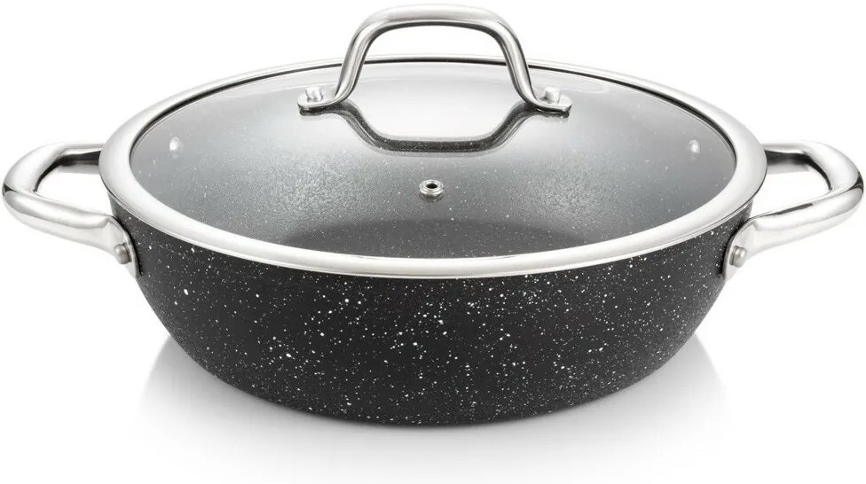 Tigaie adâncă cu capac Tescoma PRESIDENT Stone, 26 cm , 26 cm