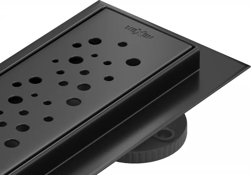 Mexen Flat M12 drenaj liniar 80 cm, negru - 1721080-15