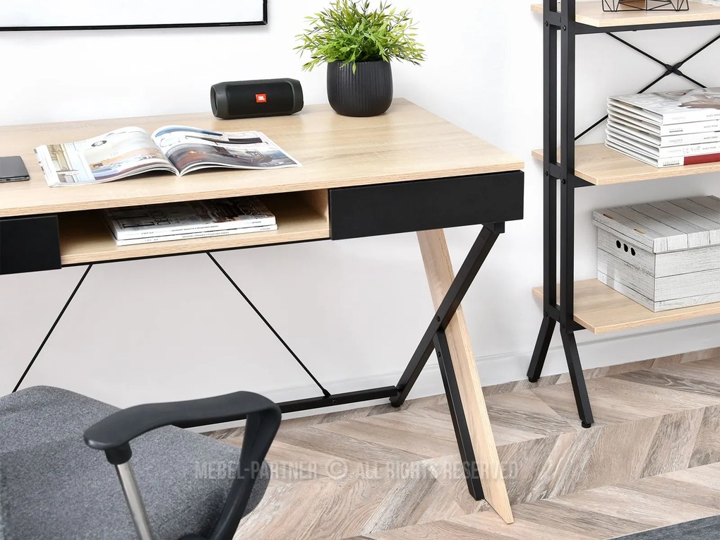 Masă PC Hilly (stejar). Promo -8%. 1109764
