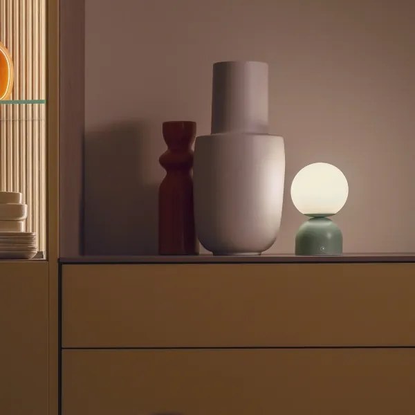 Schöner Wohnen 19218-43 - Lampă de masă LED RUDI, dimabilă, LED/1,2W/5V, verde