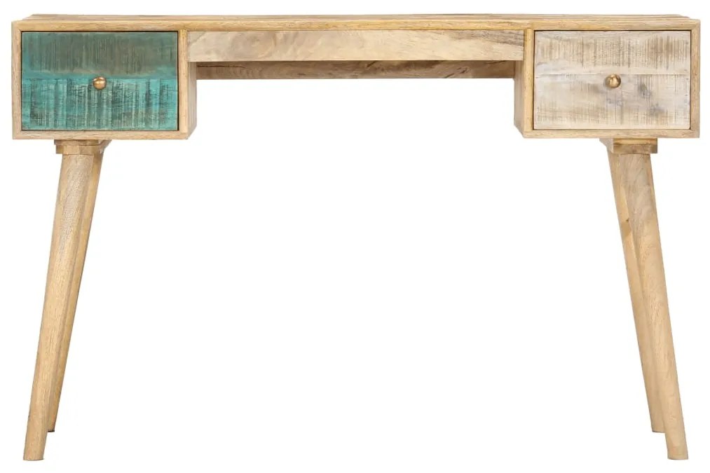 287366 vidaXL Birou, 118 x 50 x 75 cm, lemn masiv de mango