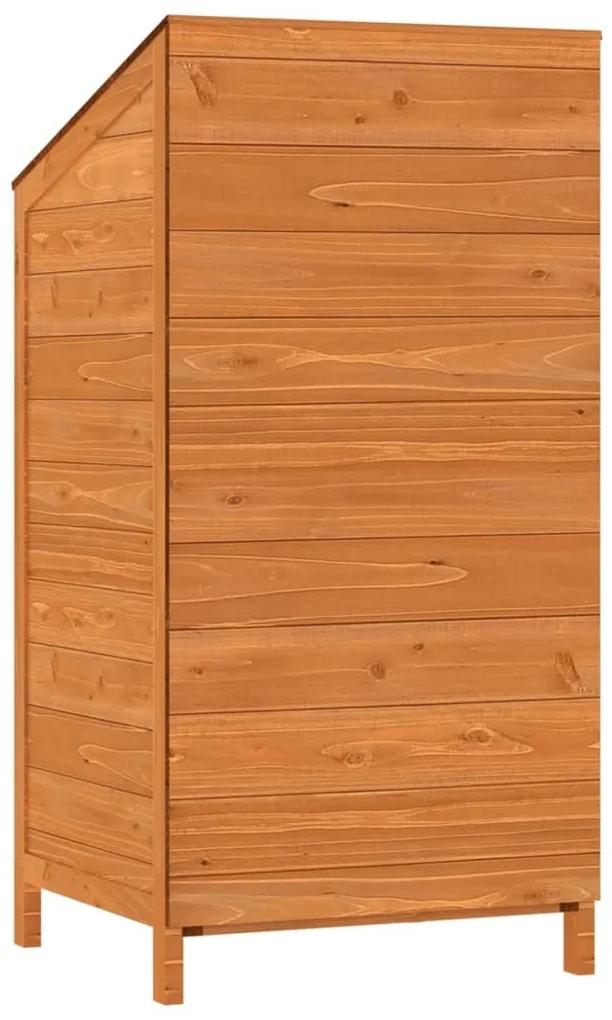 Sopron de gradina, maro, 55x52x112 cm, lemn masiv de brad Maro, 55 x 52 x 112 cm