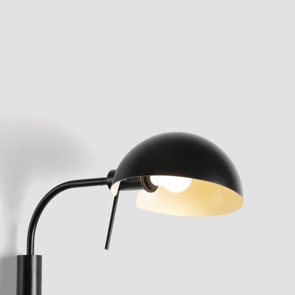 Aplica de perete metal ajustabila DOMINICA negru