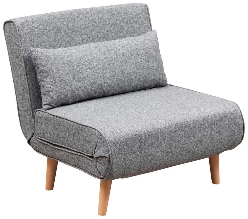 Fotoliu gri deschis Folde – Artie