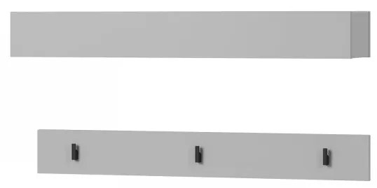 Set 2 cuier perete Semplo SM 06 (Gri) . 1104499