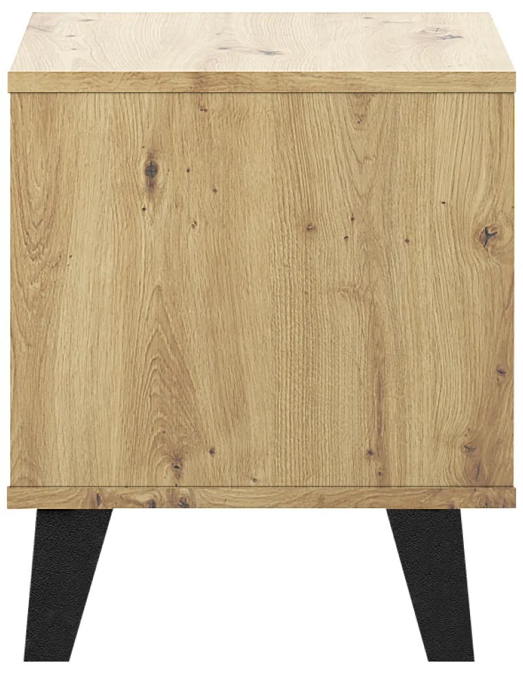 Noptieră BOGAN 1S, stejar artisan