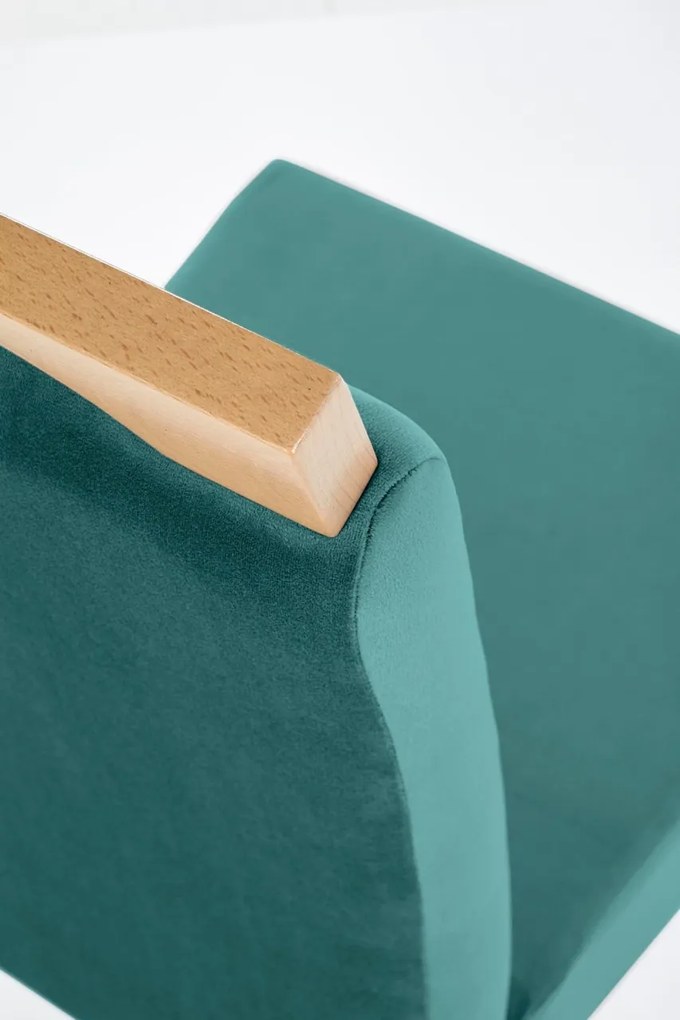 Scaun Clarion verde/stejar miere Monolith 37