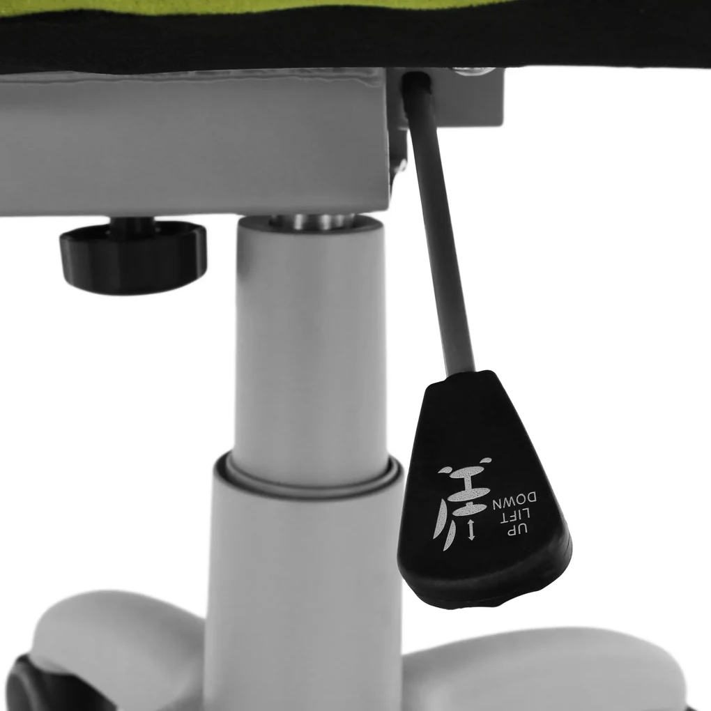 Scaun rotativ reglabil, verde/albastru/gri, RAIDON