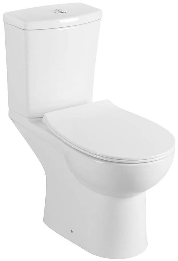 Sapho - Vas WC combinat cu duș bideu, evacuare pe spate, ceramică/alb