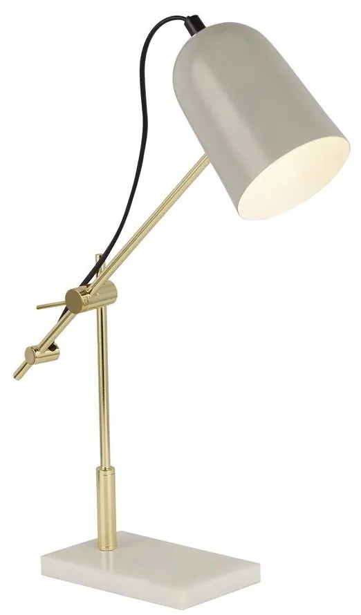 Veioza/Lampa de masa design decorativ Odyssey gri/auriu