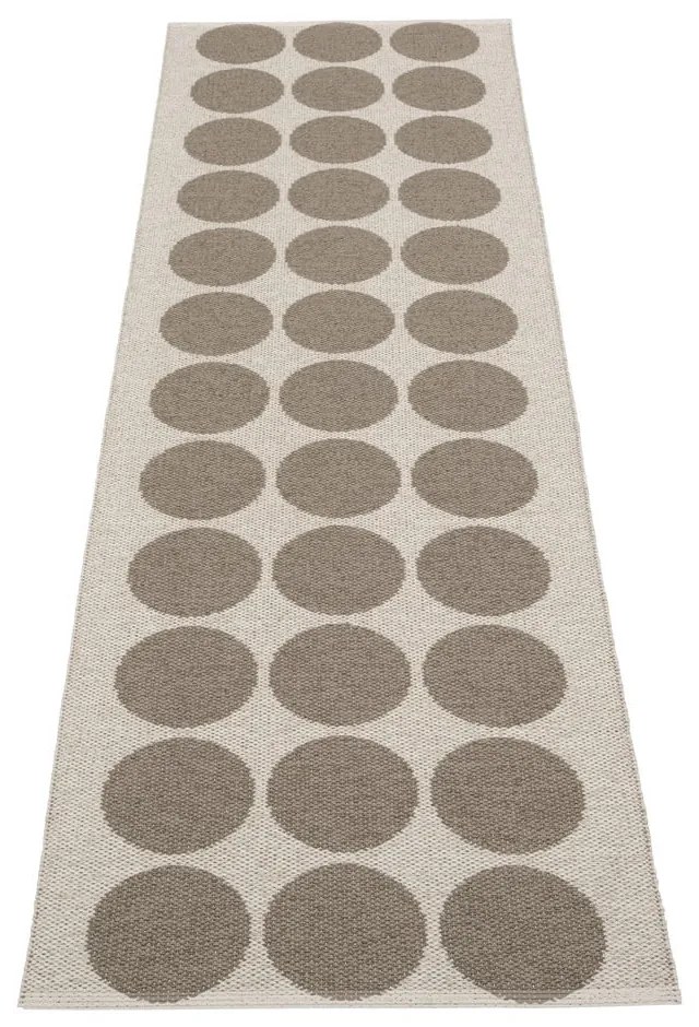 Covor tip traversă pentru interior și exterior maro/bej 70x240 cm Hugo Walnut Linen – Pappelina