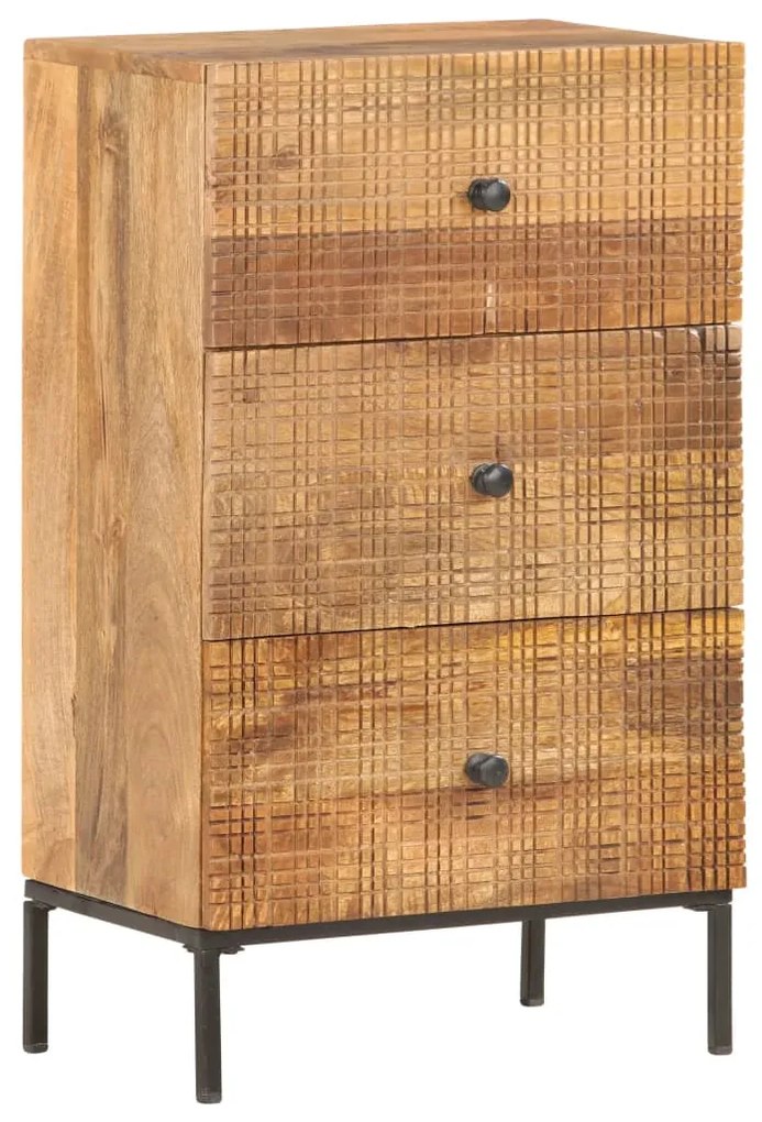 286560 vidaXL Servantă, 45 x 30 x 75 cm, lemn masiv de mango