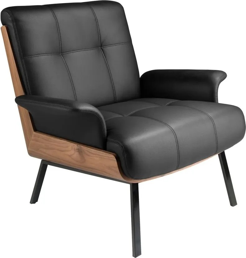 Fotoliu elegant design italian Black-Walnut