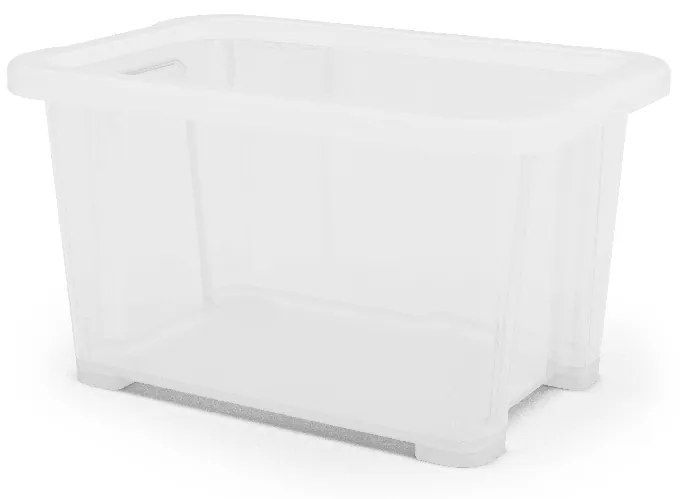 Cutie Plastic Transparent 1litru 17.7x11.75x9.8 cm